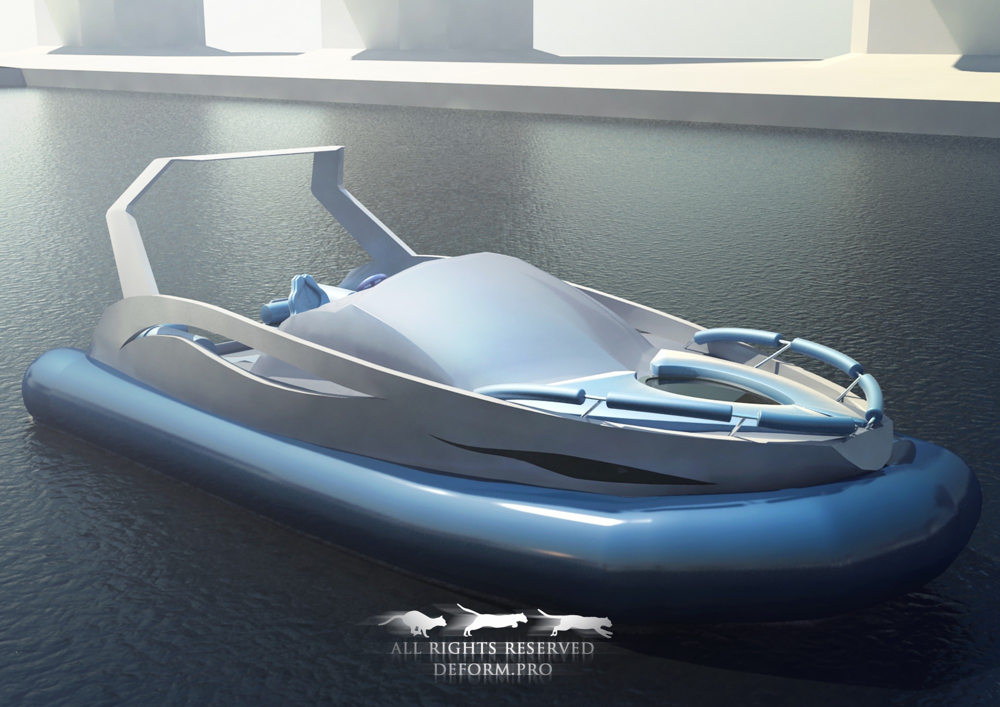 3D дизайн. Концепция лодки