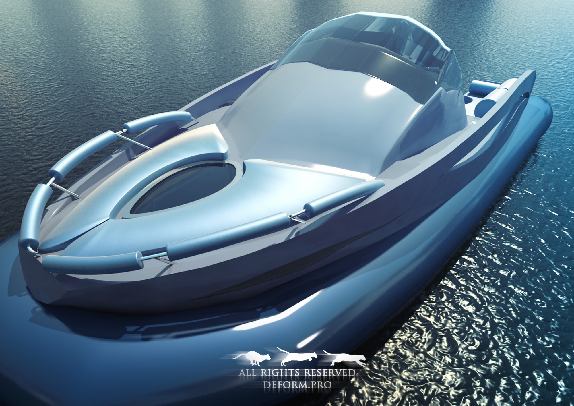 3D дизайн. Концепция лодки